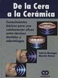 de la cera a la ceramica: conocimientos basicos para una colabora cion