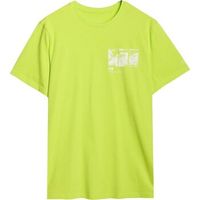 4f camiseta m2106zielonyneonl para hombre