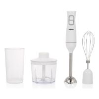 batidora de inmersion tristar 350w 2 velocidades eje y cuchillas inox blanca