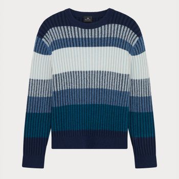 PS Paul Smith Large Striped Knit Jumper - M