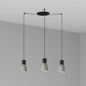 Lámpara de techo kombo (3 luces)