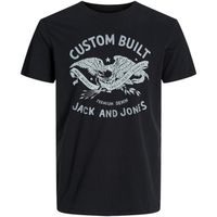 jack  jones camiseta 12237031 jjfonne tee ss crew neck jnr black para nino