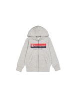 sudadera champion hooded full zip nino gris