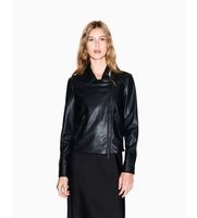 ax armani exchange para mujer xw001433af16618uc001 chaqueta ecopiel negro l casual poliester