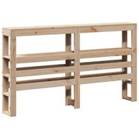 cabecerorcabecero camarpanel de cabecera con estantes madera maciza de pino 160 cm