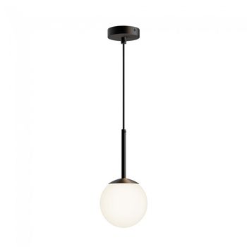 Lámpara de techo basic form opal negro