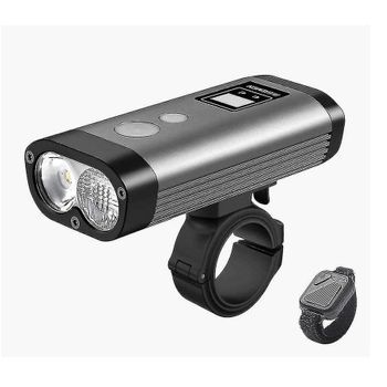 Luz Led Antideslumbrante Para Bicicleta, Resistente Al Agua, 1600 Lúmenes, Reflector De 125 °, Luz De Seguridad, Interruptor De Control Remoto, 5000