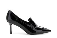 mocasin escote charol black 37