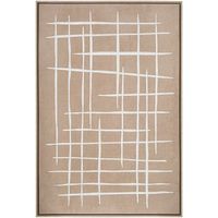 cuadro lienzo marco madera  natural  80x120cm
