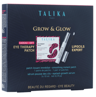 talika set grow  glow gift eye therapy patch  lipocils expert