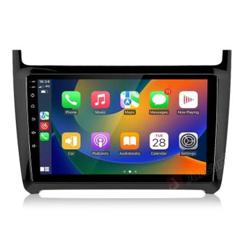 Sistema Multimedia Android 15 para VW Polo 5 (2008-2020) con CarPlay y Pantalla 9