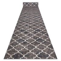 alfombra de pasillo con refuerzo de goma lotus clover 60923 trebol j 100x440 cm