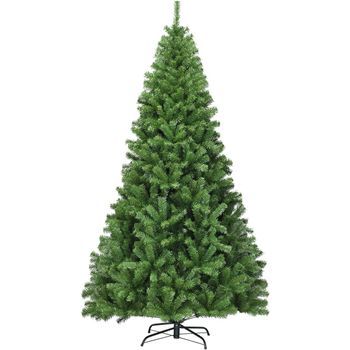 225 Cm Árbol De Navidad Artificial Verde Costway 130 X 130 X 225 Cm