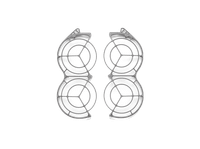 accesorio dron - dji neo 2 propeller guard protector de helices para neo 2 gris