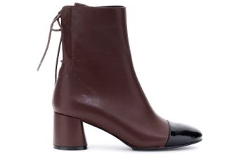 botines con cordones en la parte trasera black/bordeaux