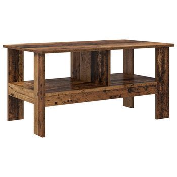Mesa De Café - Mesa De Centro - Mesa Baja Madera Vieja 90 X 50 X 45 Cm Madera De Ingeniería