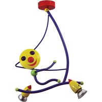 lampara de techo smile 2xgu10 l32xan23xal48cm multi colores