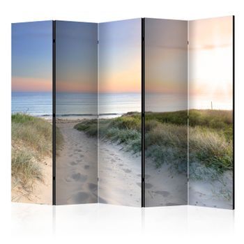 Biombo - Morning Walk On The Beach Ii (225x172 Cm)
