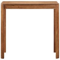 mesa alta cocina - mesa de comedor madera acacia acabado miel 110x55x106 cm