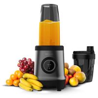 cecotec batidora de vaso individual nutriblender fusion touch 1000w cuchilla 6 hojas black titanium 2 botellas 500ml y 900ml