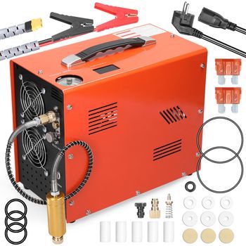 Compresor Aire Portátil Inteligente 4500 Psi, Lcd, Apag. Auto, Al Aire Libre