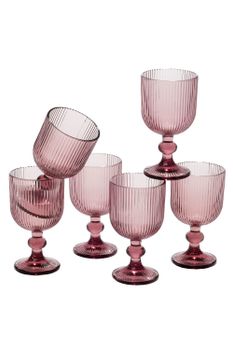 Copa de vino merlot morado  h15xb8xl8cm