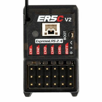Radiomaster ER5C V2 2.4GHz 5CH ELRS PWM RX receptor para aviones, coches, barcos RC con control remoto MT12