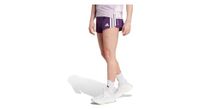 pantalon corto adidas performance adizero gel 3in violeta  mujer