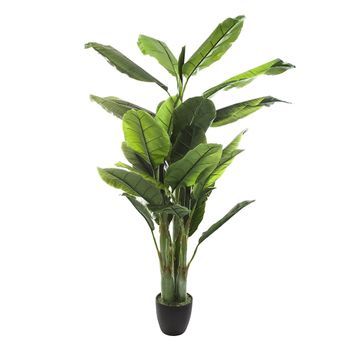 Wellhome Planta Plátano Artificial, Elegancia Sin Mantenimiento
