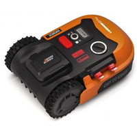 worx wr167e robot cortacesped a bateria negro naranja
