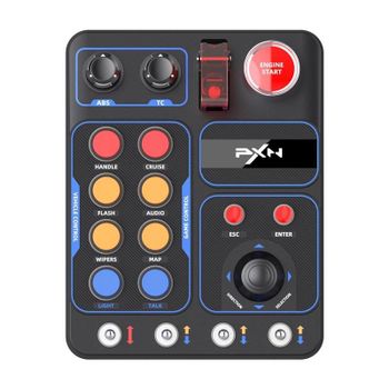 Panel de Botones PXN CB1 para Simracing con 30 Botones Programables RGB