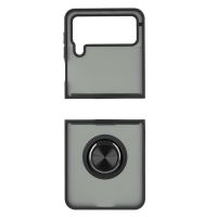 funda acrilica con anillo compatible con samsung galaxy z flip4