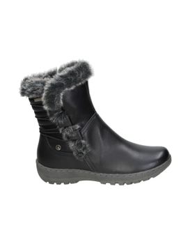 Botines De Piel Negros C. Tapioca T711-11 Para Mujer 39