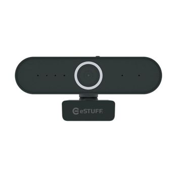 Cámara web eSTUFF GLB246250 2 MP Full HD 1080p 30 fps Negro