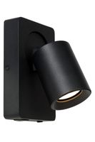 lampara de cabecera de aluminio 1xgu10 mr16 negro