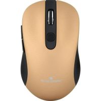 raton bluestork office 60 inalambrico 24 ghz 1600 dpi negro oro 6 botones