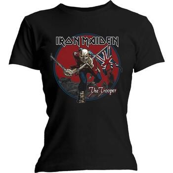 Iron Maiden Camiseta manga larga Trooper Red Sky para mujer