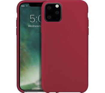 iPhone 11 Pro Max Silicone Case - Red, Red