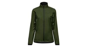 Chaqueta de running gore wear r3 parcial gore tex infinium caqui para mujer