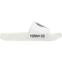 ed hardy chanclas sexy beast sliders white-black para hombre