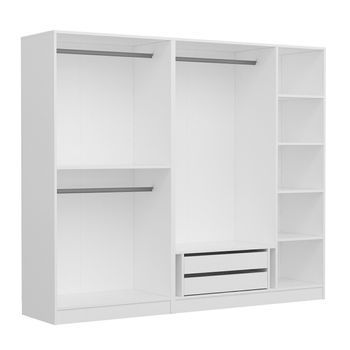 Armario Kale 5-210 Blanco 225x210x52 Cm