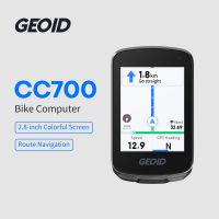 geoid cc700 gps ordenador para bicicleta pantalla a color de 28 pulgadas navegacion en ruta velocimetro de bicicleta wifi odometro de ciclismo impermeable