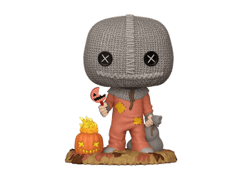Figura Funko Pop! - Movies: Trick or Treat Sam with pumpkin, 9 cm, Vinilo