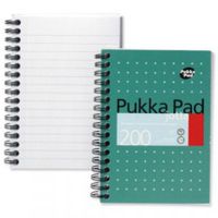 pukka pad a6 jotta pad wire ruled 200 page metallic pk3