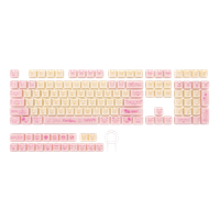 juego de teclas epomaker jellypaw 128 teclas abspc con estampado de gato perfil mao para teclados con diseno ansi de 606575tkl96tamano completo