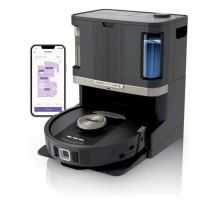 robot aspirador y fregasuelos shark powerdetect nevertouch pro 2-in-1 con autovaciado navegacion lidar 650 w control por voz