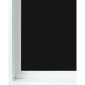 Panorama Vinilo Ventanas Adhesivo Negro 120x300cm