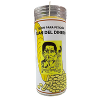 the bubble shop - velon de juan del dinero  vela especial con aceite para atraer el dinero buena suerte prosperidad abundancia y riqueza