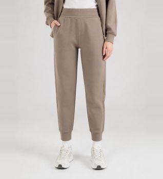 Guess para mujer. W6YB14K4365 Pantalón Scuba Victoire Marrón (L), Casual, Poliéster