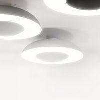 plafon de techo led vontre blanco 36w